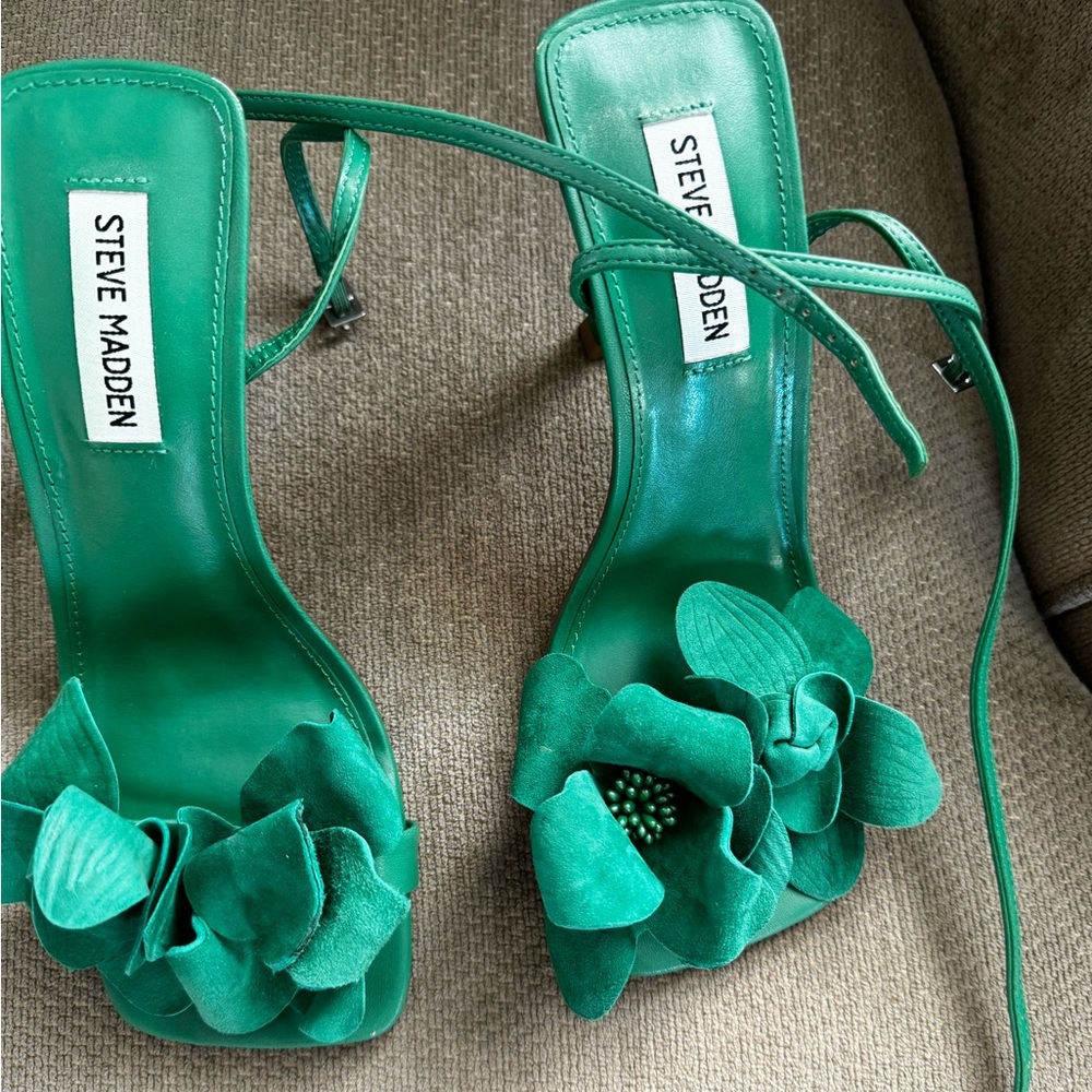 Green Steve Madden Sandals